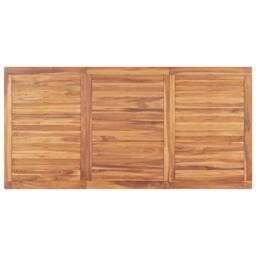 Berkfield Home Garden Dining Table 180x90x77 cm Solid Teak Wood in Brown - Size: 180 x 90 x 77 cm - thumbnail 4