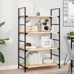 Berkfield Home Floating Shelves 2 pcs 80x40x2 cm Untreated Solid Wood Acacia in Brown - Size: 80 x 40 x 2 cm - thumbnail 1