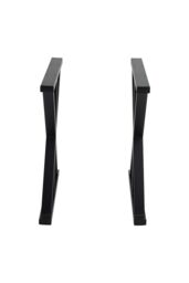 Living and Home 2 Pieces Black Metal Table Legs Heavy Duty Industrial Table Legs - thumbnail 3