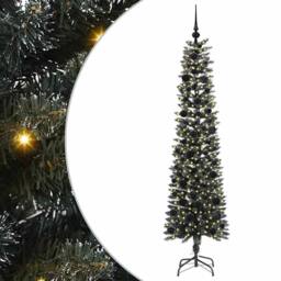 Berkfield Home Artificial Christmas Tree with Stand Green 50.5 x 50.5 x 180 cm - thumbnail 2