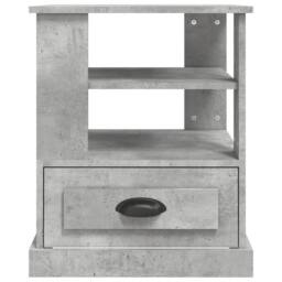 Berkfield Home Side Table Concrete Grey 50x50x60 cm Engineered Wood - Size: 50 x 50 x 60 cm - thumbnail 6