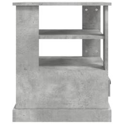 Berkfield Home Side Table Concrete Grey 50x50x60 cm Engineered Wood - Size: 50 x 50 x 60 cm - thumbnail 7