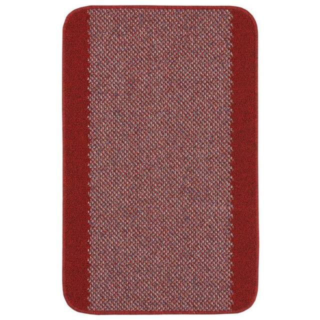 The Rug Shop UK Red Machine Washable AntiSlip Floor Mat - Size: 67 cm x 200 cm - image 1
