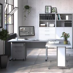 Furniture To Go Prima Desk 150cm in White - thumbnail 4