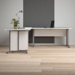 Furniture To Go Prima Desk 150cm in White - thumbnail 9