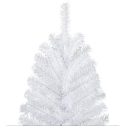 House of Home 5ft Artificial Christmas Tree with Sturdy Metal Stand - White - Size: 150 cm x 70 cm - thumbnail 3