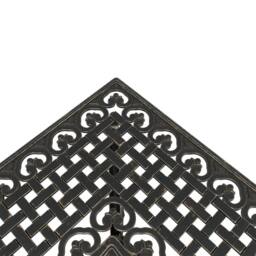 Berkfield Home Garden Table Bronze 80x80x75 cm Cast Aluminium in Brown - Size: 80 x 80 x 75 cm - thumbnail 9