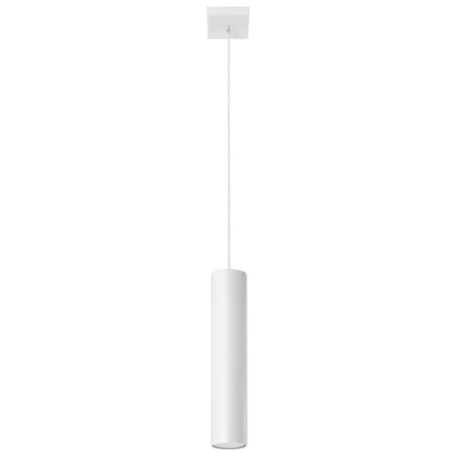 Sollux Lighting Modern Pendant Lamp 100x8x8cm 1xLight in White - Size: 100 x 8 x 8 cm - image 1