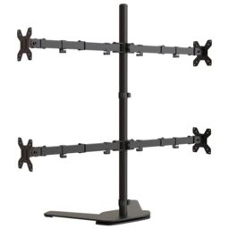 Berkfield Home Monitor Mount Black Steel VESA 75/100 mm - thumbnail 6