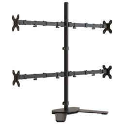 Berkfield Home Monitor Mount Black Steel VESA 75/100 mm - thumbnail 2