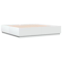 Berkfield Home Bed Frame with LED without Mattress White 200x200 cm - thumbnail 3