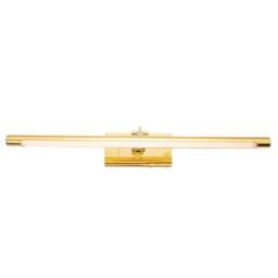 Happy Homewares Polished Gold Wireless Rechargeable 5w LED Touch Dimmable Picture Wall Light - thumbnail 2