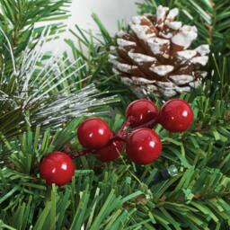 Kelvenix Christmas Wreath For Front Door Garland Christmas Decor Outdoor in Green - thumbnail 5