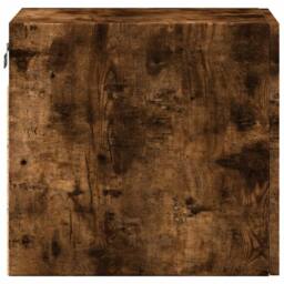 Berkfield Home Wall Cabinet Smoked Oak 30x42.5x40 cm Engineered Wood in Brown - thumbnail 5
