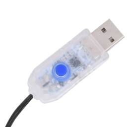 Berkfield Home Tree Lights with 500 LEDs Blue 500 cm Indoor Outdoor - thumbnail 7