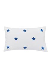 Helena Springfield 'Tufted Star Colbat Blue' Duvet Cover Set in White - Size: Single - thumbnail 3