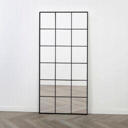 Home Garden Direct Aion - Full Length Window Mirror with Black Frame - 180x90 - thumbnail 2