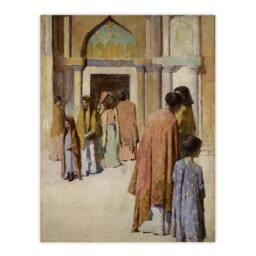 "Artery8 Frank Edwin Scott Women Near the Stairs No 1 Wall Art Print - Size: W12"" x H16""" - thumbnail 1