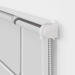 Berkfield Home Shower Roller Blind with Cassette 100x240 cm Fabric Width 96 cm in White - thumbnail 8
