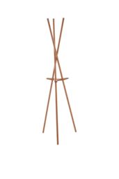 Orsina Minimalist Natural Wood Coat Stand, Functional Coat Rack Stand, Natural Bamboo Constructed Coat Stand - thumbnail 4