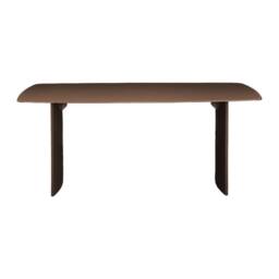 sweeek Dining table with tempered glass top, sandblasted finish, seats 8 in Brown - thumbnail 3