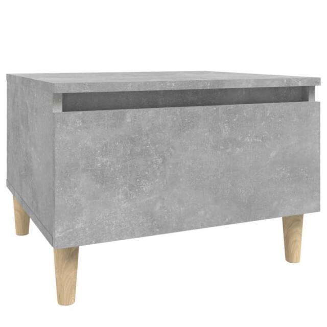 Berkfield Home Side Table Concrete Grey 50x46x35 cm Engineered Wood - Size: 50 x 46 x 35 cm - image 1