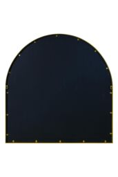 "MirrorOutlet Gold Metal Framed Arched Wall Garden Mirror 39"" X 39"" (100CM X 100CM) - Size: 1 Pack" - thumbnail 3