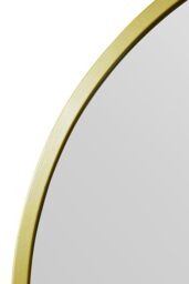 "MirrorOutlet Gold Metal Framed Arched Wall Garden Mirror 39"" X 39"" (100CM X 100CM) - Size: 1 Pack" - thumbnail 4