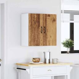Berkfield Home Kitchen Wall Cabinet Kalmar Old Wood Engineered Wood in Brown - thumbnail 2