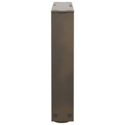 Berkfield Home Dining Table Legs V-Shape 2 pcs Natural Steel 40x(30-31.3) cm Steel in Brown - thumbnail 6
