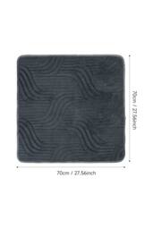 Living and Home Non-Slip Sofa Cover in Durable Polyester in Dark Grey - Size: Small - thumbnail 8