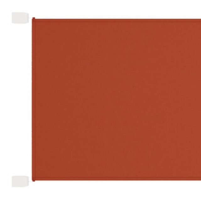 Berkfield Home Vertical Awning Terracotta 100x1200 cm Oxford Fabric in Red - image 1