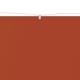 Berkfield Home Vertical Awning Terracotta 100x1200 cm Oxford Fabric in Red - thumbnail 2