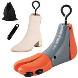 SPETLEK Adjustable High Top Shoe Stretcher Portable Boot Tree Shaper in Burnt Orange - Size: Large - thumbnail 1