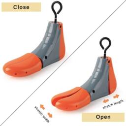 SPETLEK Adjustable High Top Shoe Stretcher Portable Boot Tree Shaper in Burnt Orange - Size: Large - thumbnail 2