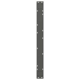 Berkfield Home Modern Dining Table Legs 2 pcs Anthracite 90x(72-73.3) cm Steel in Grey - thumbnail 7