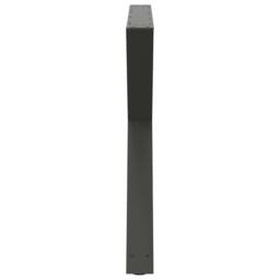 Berkfield Home Modern Dining Table Legs 2 pcs Anthracite 90x(72-73.3) cm Steel in Grey - thumbnail 6