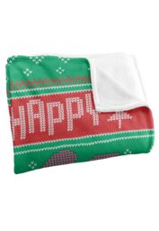 Ren & Stimpy Ren & Stimpy Swearter Silky Touch Super Soft Throw Blanket 152 X 127 cm in White - thumbnail 3