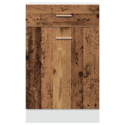 Berkfield Home Durable Drawer Bottom Cabinet Lyon Old Wood 50x46x81.5 cm Enginee in Brown - thumbnail 4