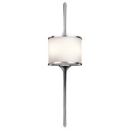 Netlighting Mona 2 Light Indoor Wall Light Polished Chrome G9 in Grey - thumbnail 1