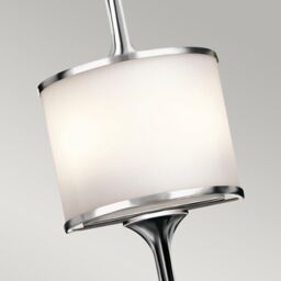 Netlighting Mona 2 Light Indoor Wall Light Polished Chrome G9 in Grey - thumbnail 2