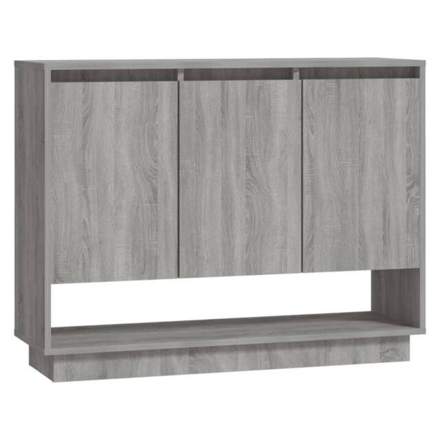 Berkfield Home Sideboard Grey Sonoma 97x31x75 cm Engineered Wood - Size: 97 x 31 x 75 cm - image 1
