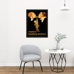 "Artery8 Wall Art Print Vincent Deco Ad Ramos Pinto Port Monica Apartment Friends Large Framed Wall Décor Art in White - Size: W18"" x H24""" - thumbnail 2
