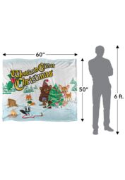 South Park Woodland Critter Christmas Silky Touch Super Soft Throw Blanket 152 X 127 cm in White - thumbnail 5