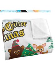 South Park Woodland Critter Christmas Silky Touch Super Soft Throw Blanket 152 X 127 cm in White - thumbnail 3