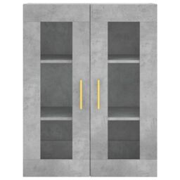 Berkfield Home Wall Mounted Cabinets 2 pcs Concrete Grey Engineered Wood - thumbnail 6