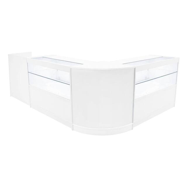 Monstershop Phoenix LED Shop Counter Set CM60, TB60 & 2 x C1200 - White - image 1
