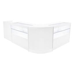 Monstershop Phoenix LED Shop Counter Set CM60, TB60 & 2 x C1200 - White - thumbnail 1