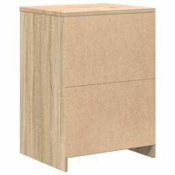 Berkfield Home Garage Storage Cabinet Sonoma Oak 60x51x85 cm Solid Wood Pine in Light Tan - Size: 60 x 51 x 85 cm - thumbnail 8