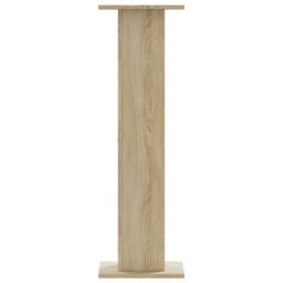 Berkfield Home Plant Stands 2 pcs Sonoma Oak 30x30x95 cm Engineered Wood in Light Brown - Size: 30 x 30 x 95 cm - thumbnail 6